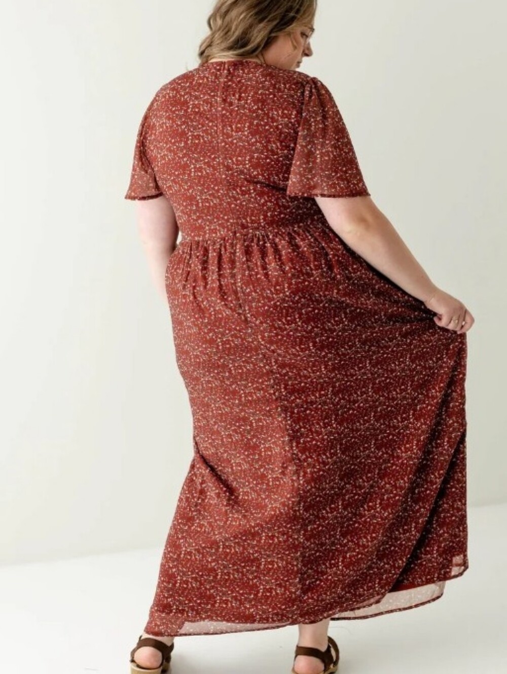 The Main Street Exchange Ivonne Floral Maxi Dress - Picture 2 of 7